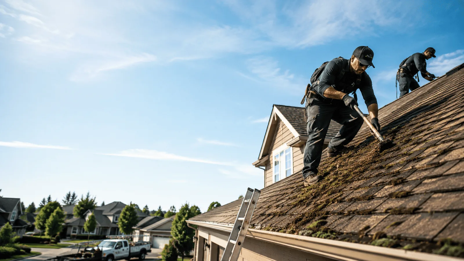 Roof Moss Removal in Tyner, IN near me